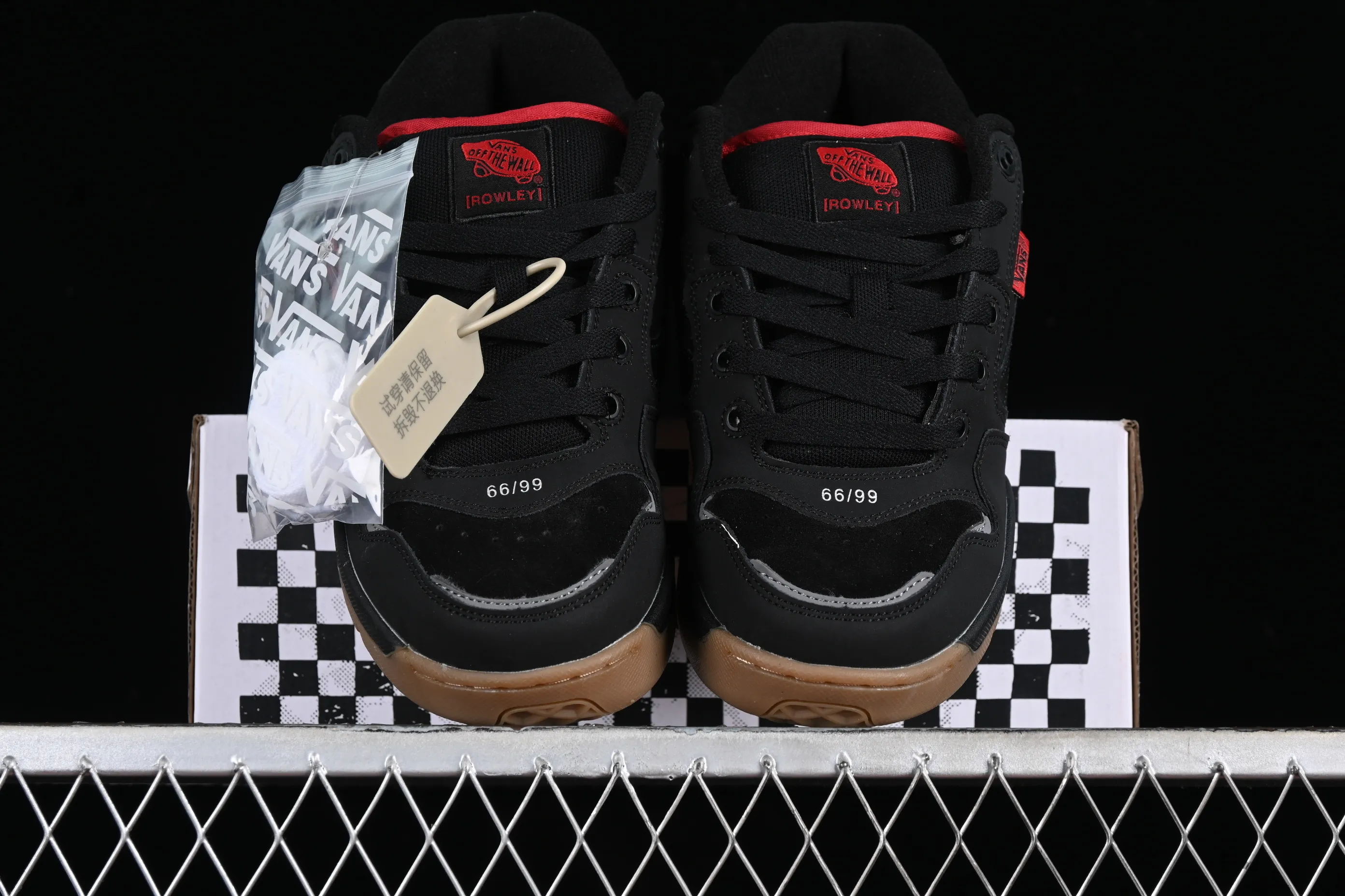 All categories Vans Vans series Vans Mid Vans China Vans Rowley XLT series Vans official shock-absorbing and wear-resistant retro skateboard shoes VN000D1GA2T